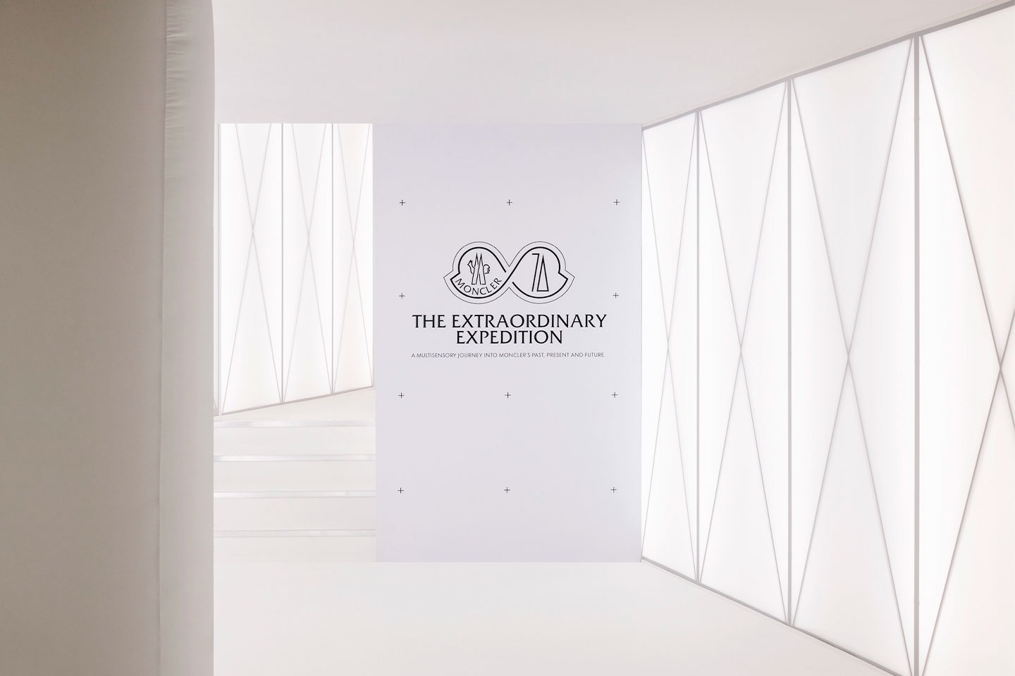 Titled “Extraordinary Expedition”, Moncler's immersive installation appeared in the heart of central London
