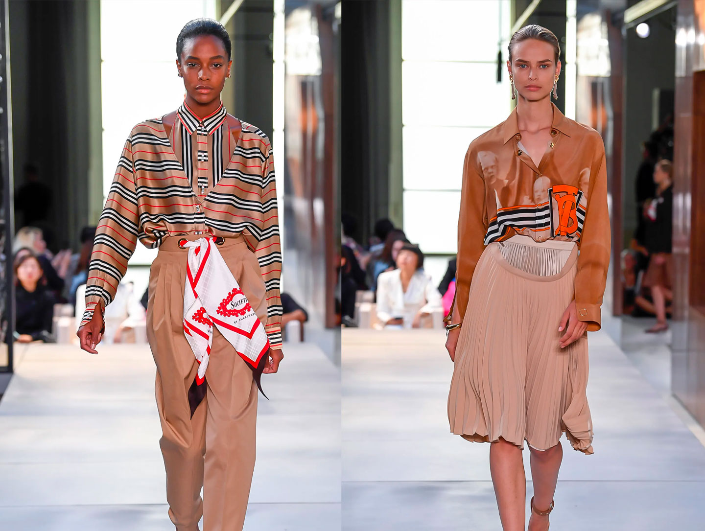 Burberry spring-summer 2019 ready-to-wear show by Riccardo Tisci