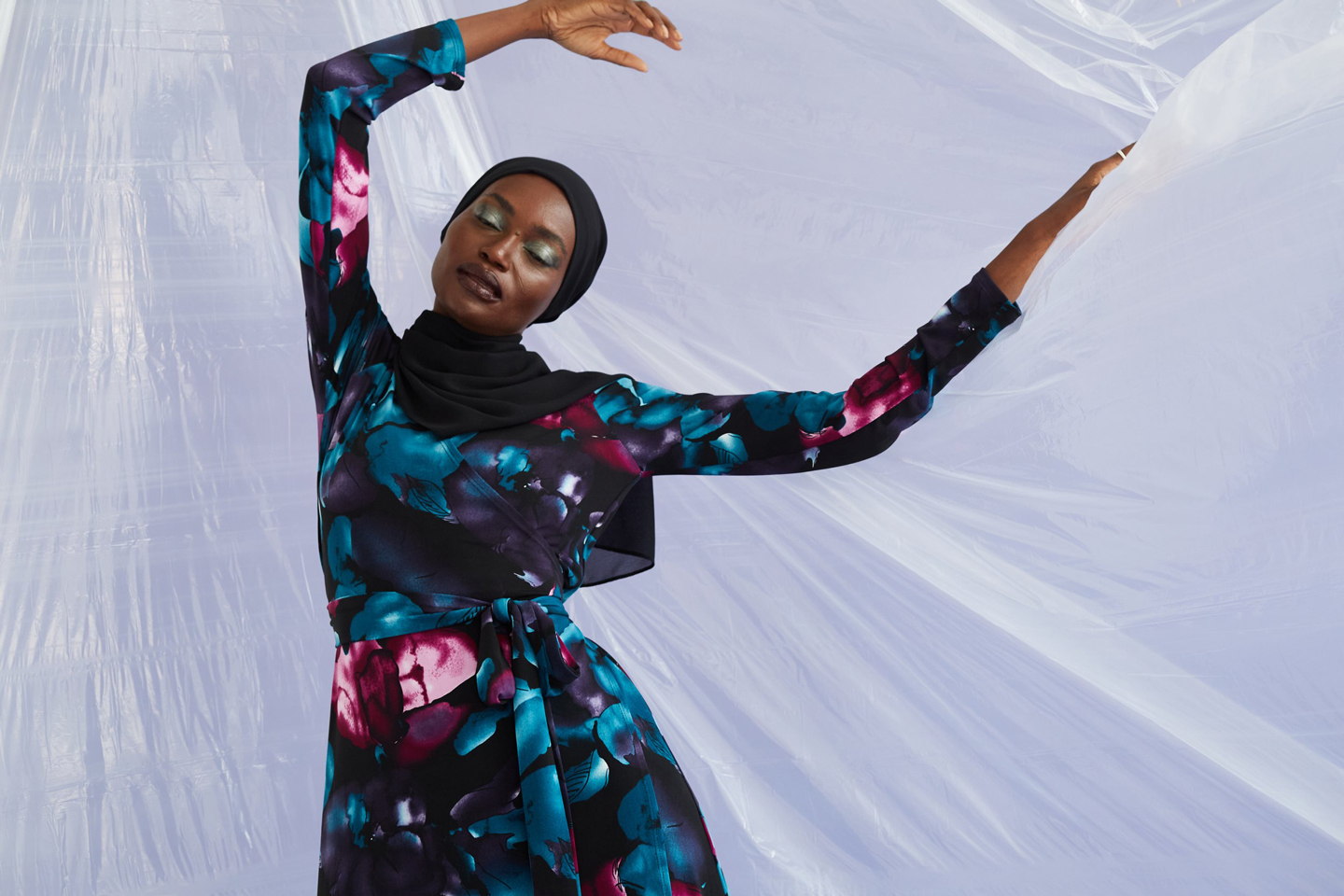 An editorial campaign by modest fashion brand Louella