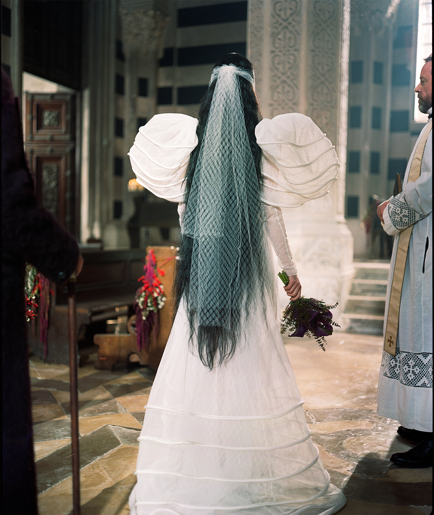 Bella Baxter's wedding dress. Courtesy of Searchlight