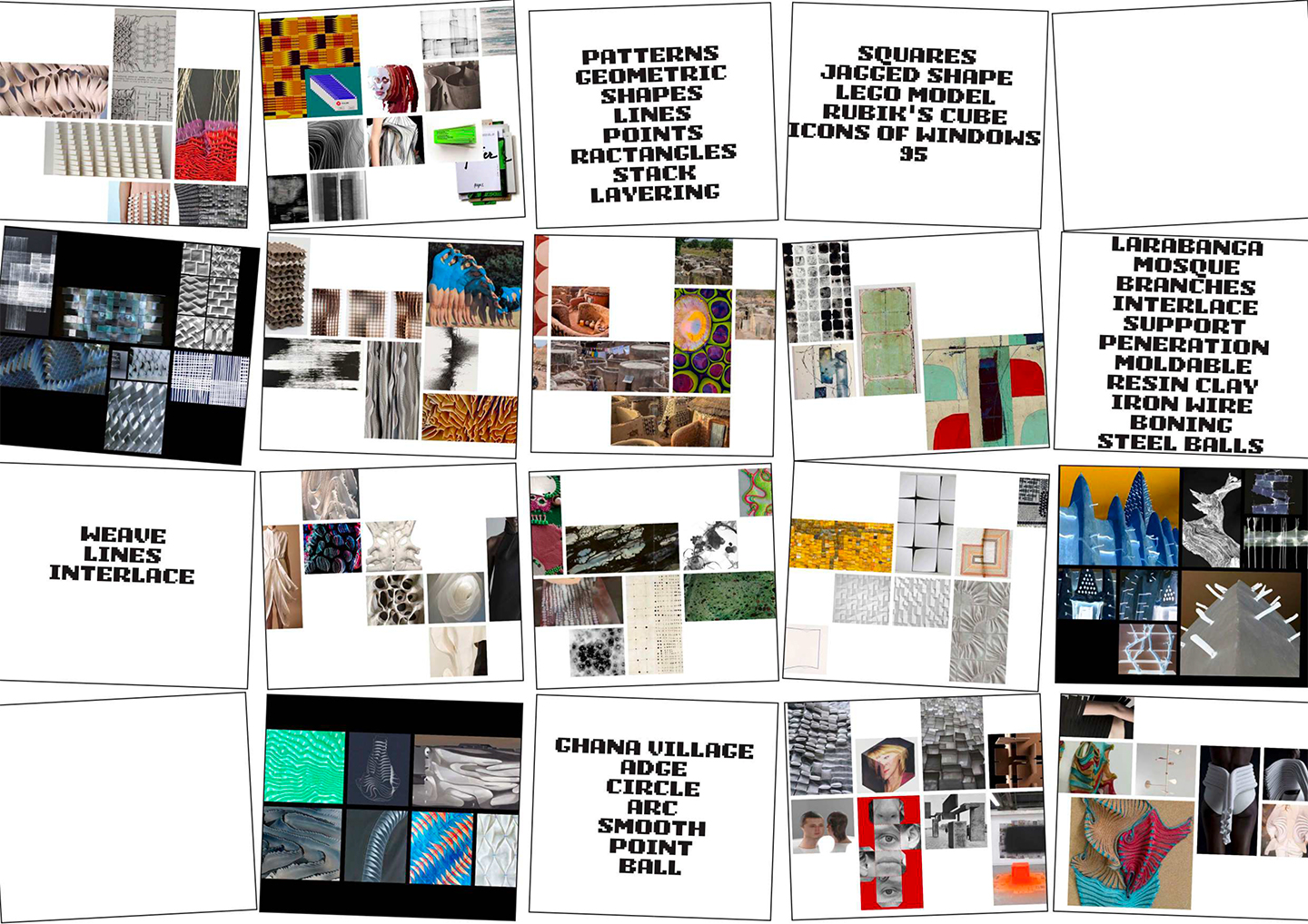 Kente Cloth research from Weihuai Zhang's portfolio