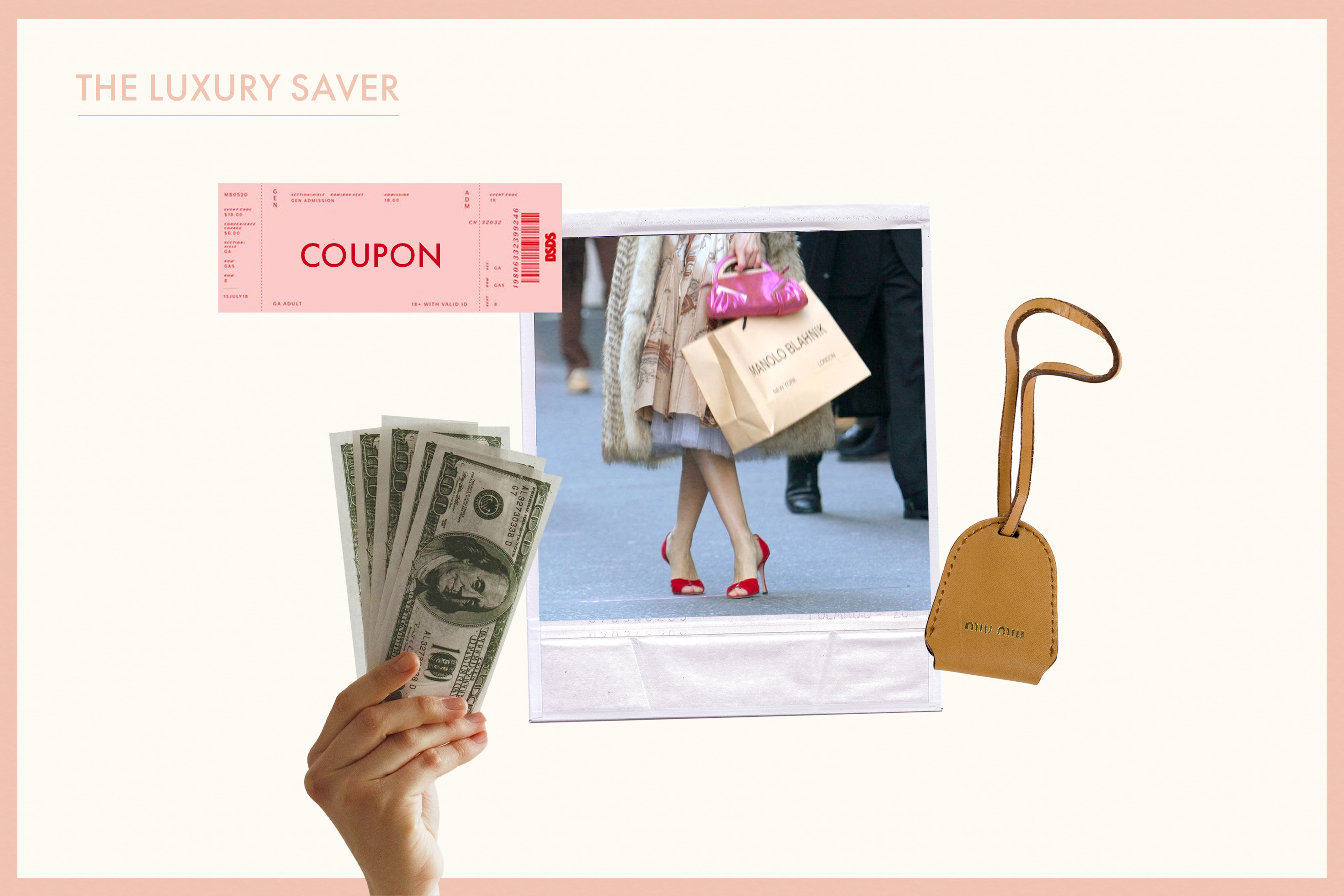 The Luxury Saver. Collage courtesy of Constanza Coscia