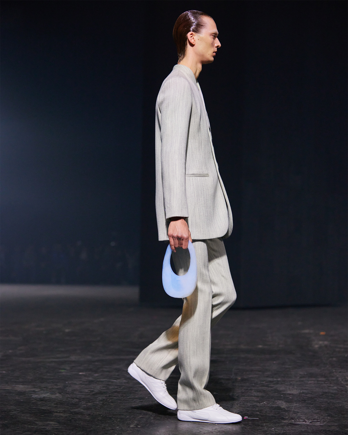 The Air Swipe bag made its debut on the Coperni fall-winter 2024/25 runway envisioned by Sébastien Meyer and Arnaud Vaillant. Courtesy of Coperni