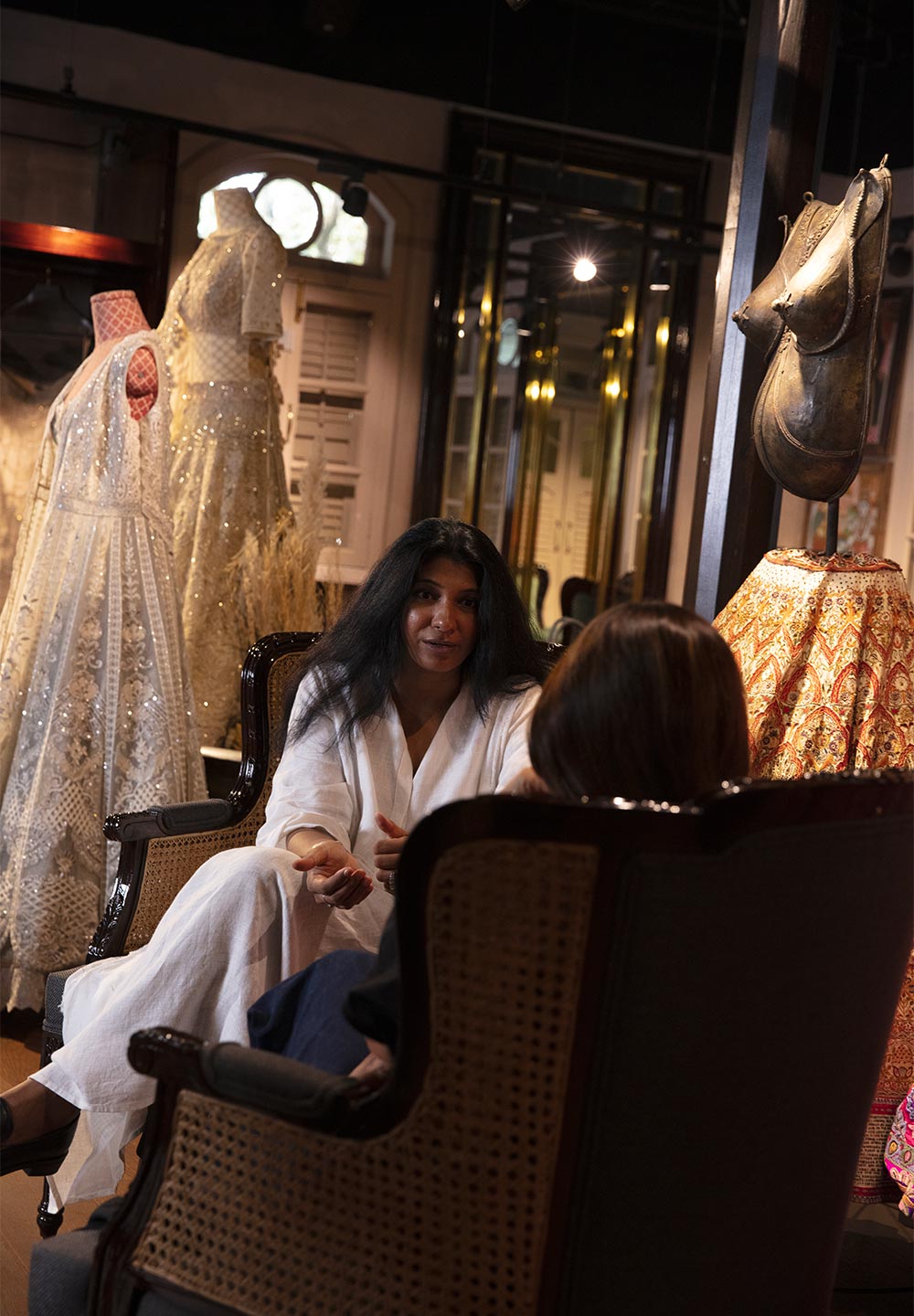 Monica Shah, co-Founder of Jade and the Chanakya school of craft, in conversation with Rachana Singh, unit leader for Fashion Business and Postgraduate Programme at Istituto Marangoni Mumbai