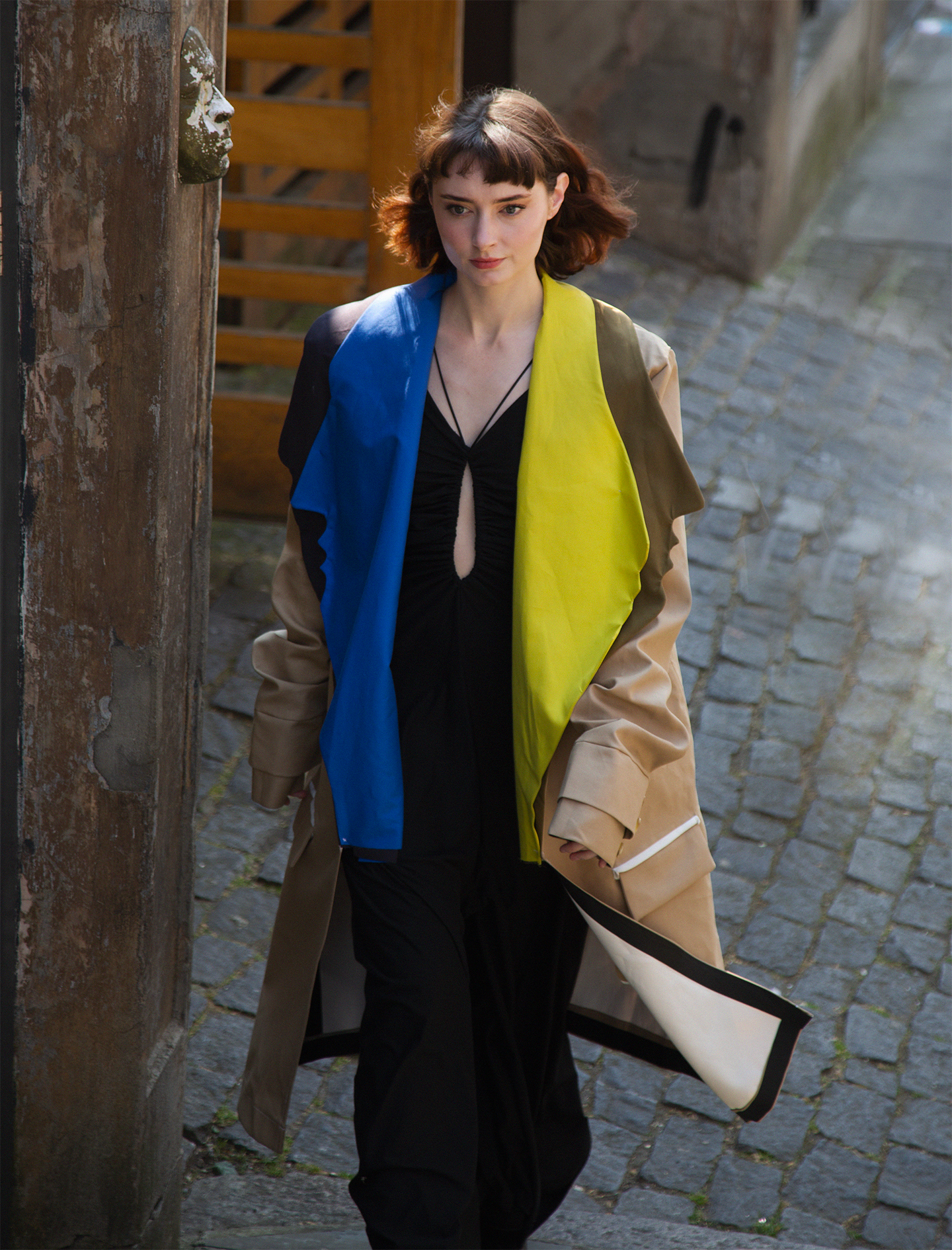 At Mackintosh, Lucrezia Grazioli brought her – and our – dream trench coat to life. Photo by Nick Clements