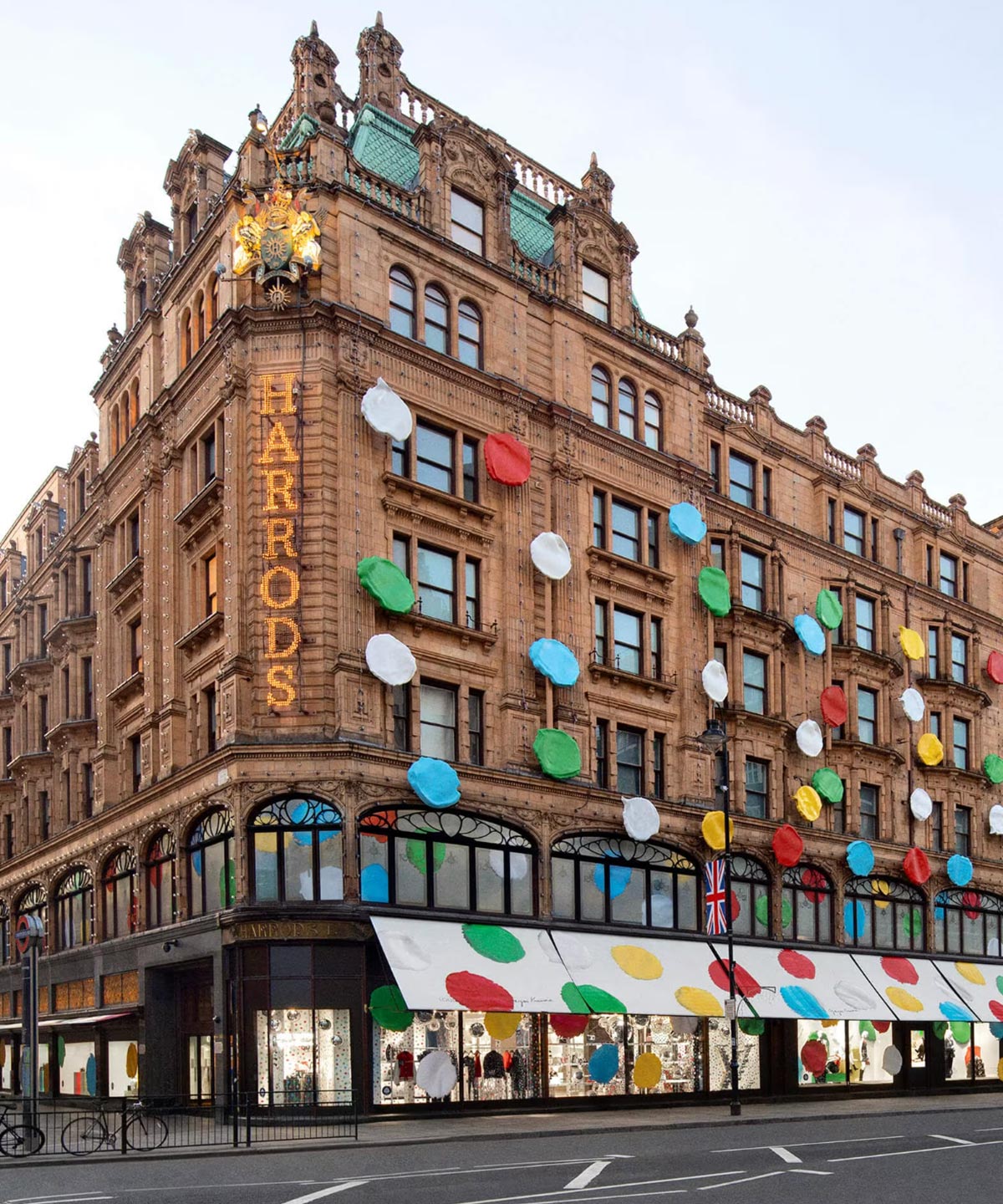 The immersive world of Louis Vuitton and Yayoi Kusama at London's Harrods until 12th February