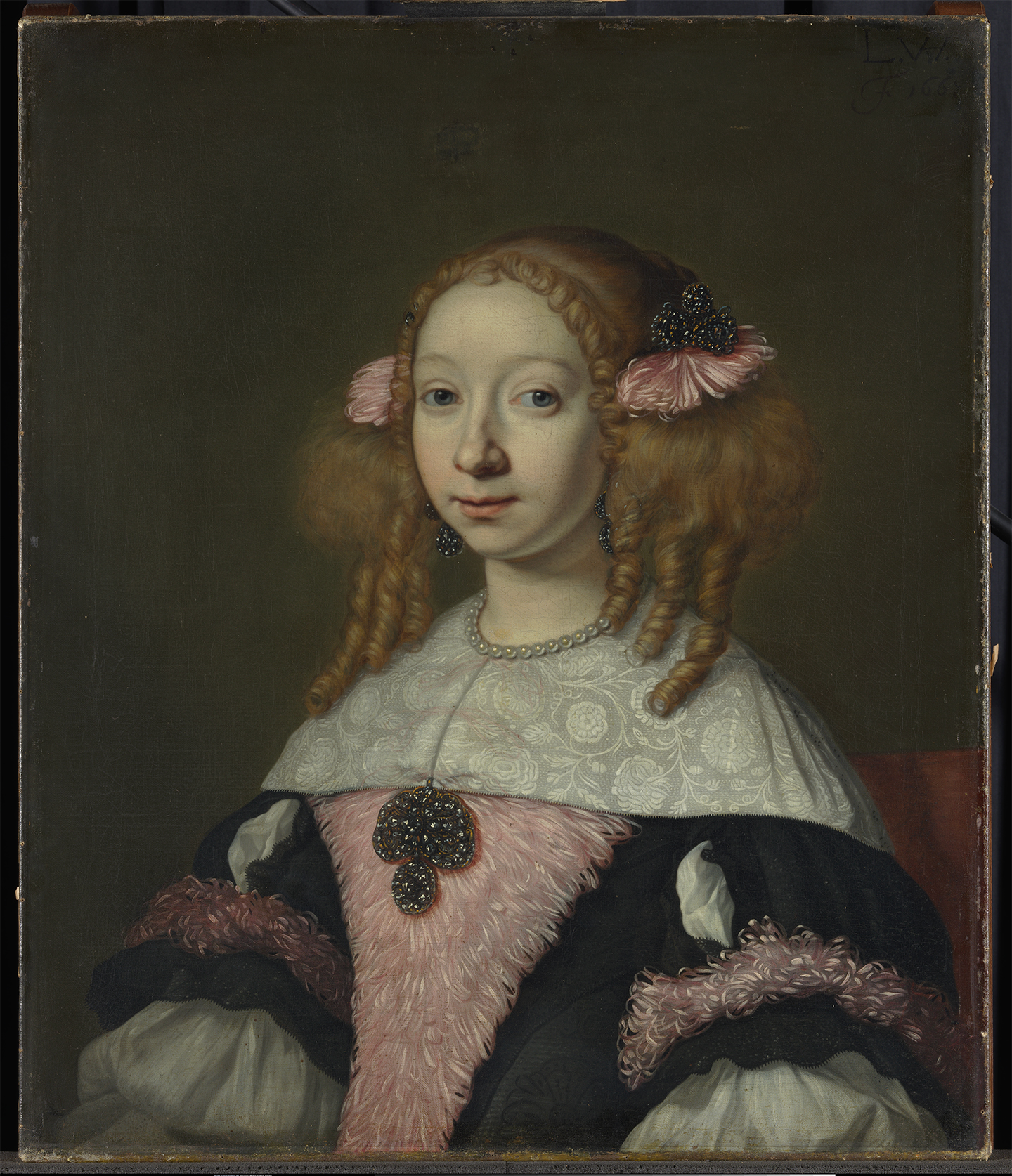 Lodewijk van der Helst, Portrait of Adriana Hinlopen, 1667. Amsterdam, Rijksmuseum © Rijksmuseum, Amsterdam. Courtesy of Musée des Arts Décoratifs