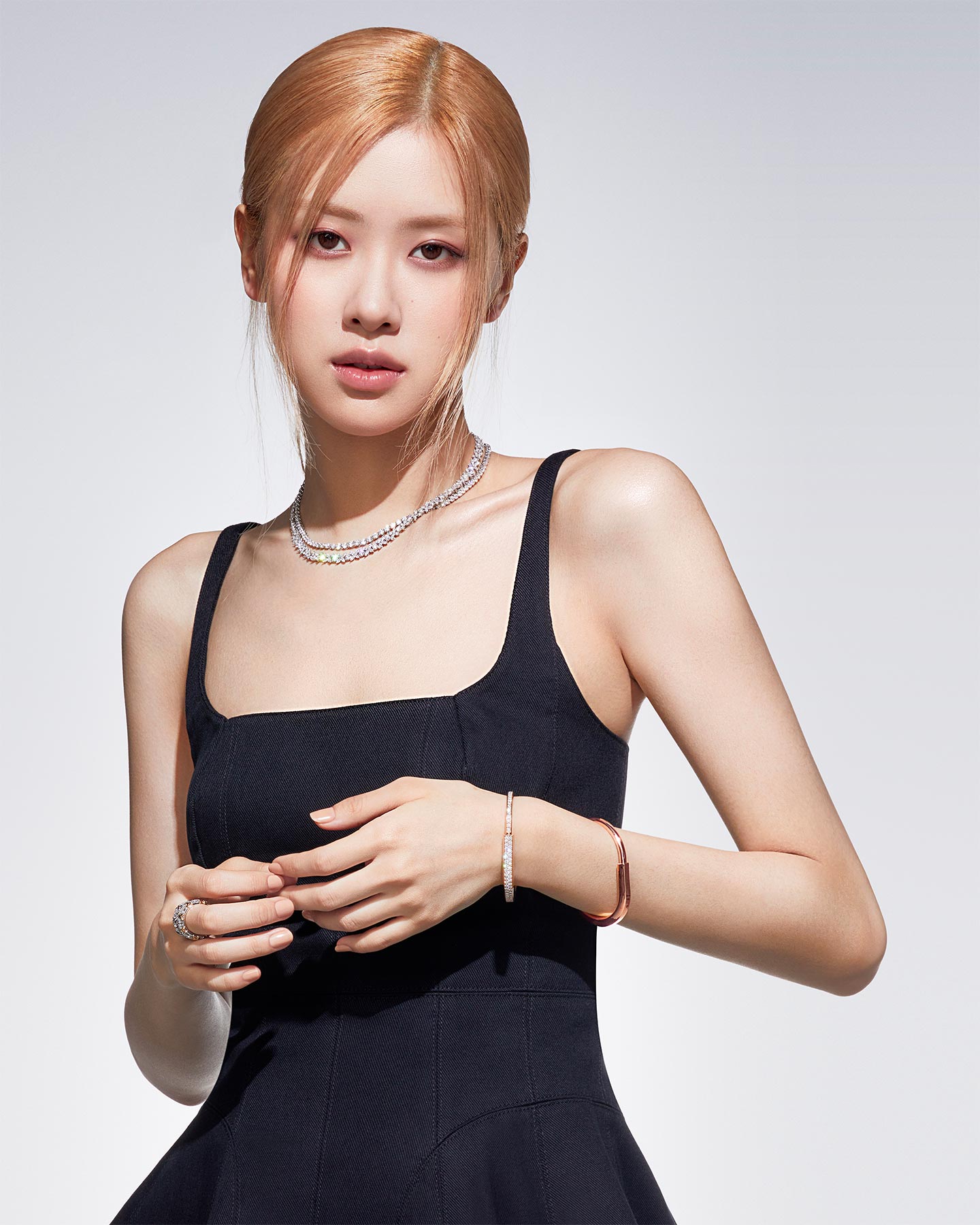 In January 2023, Tiffany & Co. celebrated the global launch of the Tiffany Lock collection with a new campaign starring brand ambassador Rosé from girl group Blackpink. © Tiffany & Co.
