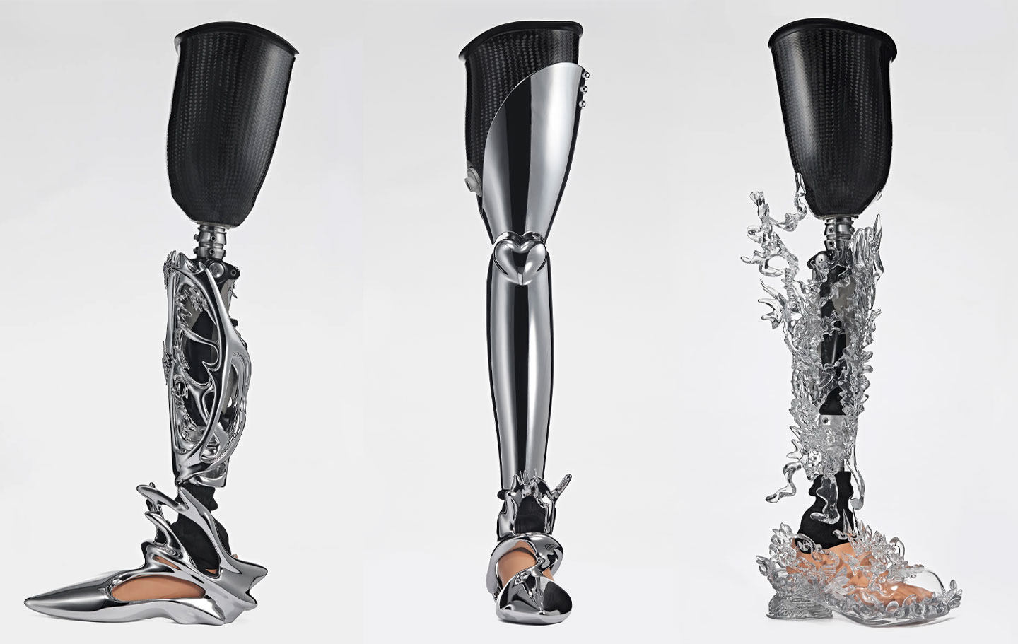 Xiao Yang's prosthetic leg