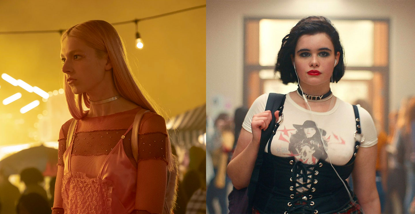 Jules' character in Euphoria takes anime as an inspiration for her wardrobe, whereas Kat's closet takes from BDSM culture