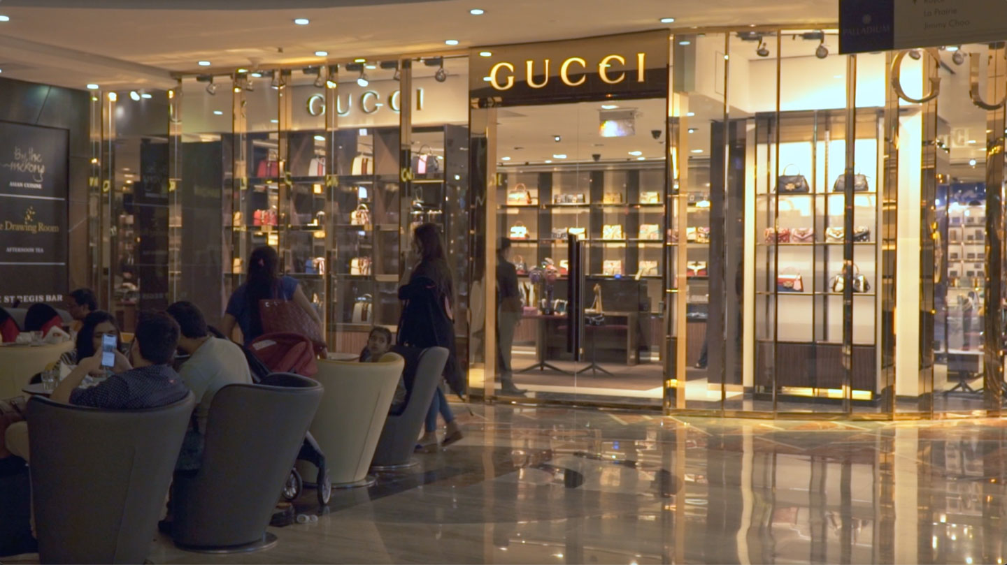 Gucci store in Mumbai