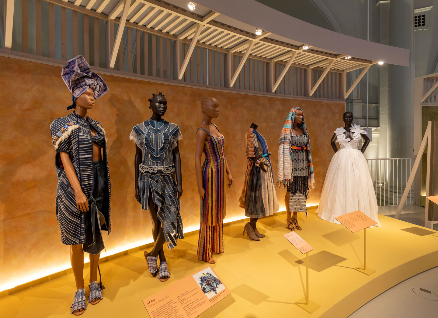 Africa Fashion at the V&A Installation shot  © Victoria and Albert Museum, London