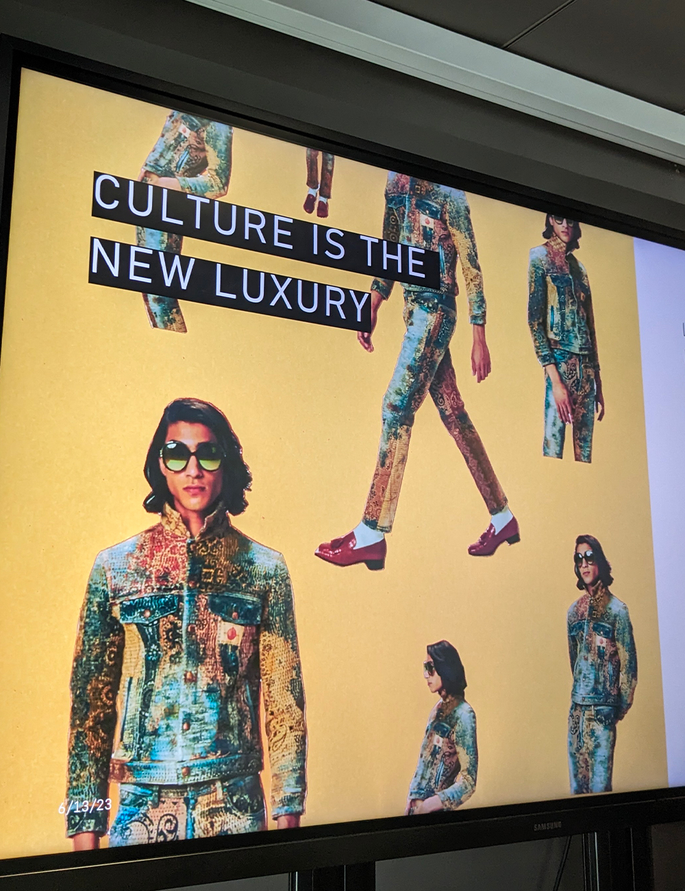 "Fashion is not only about the surface but also about creation, tradition, inclusion, values, and sustainability", said Antía Enríquez Martínez, a Barreira student. Photo courtesy of the author