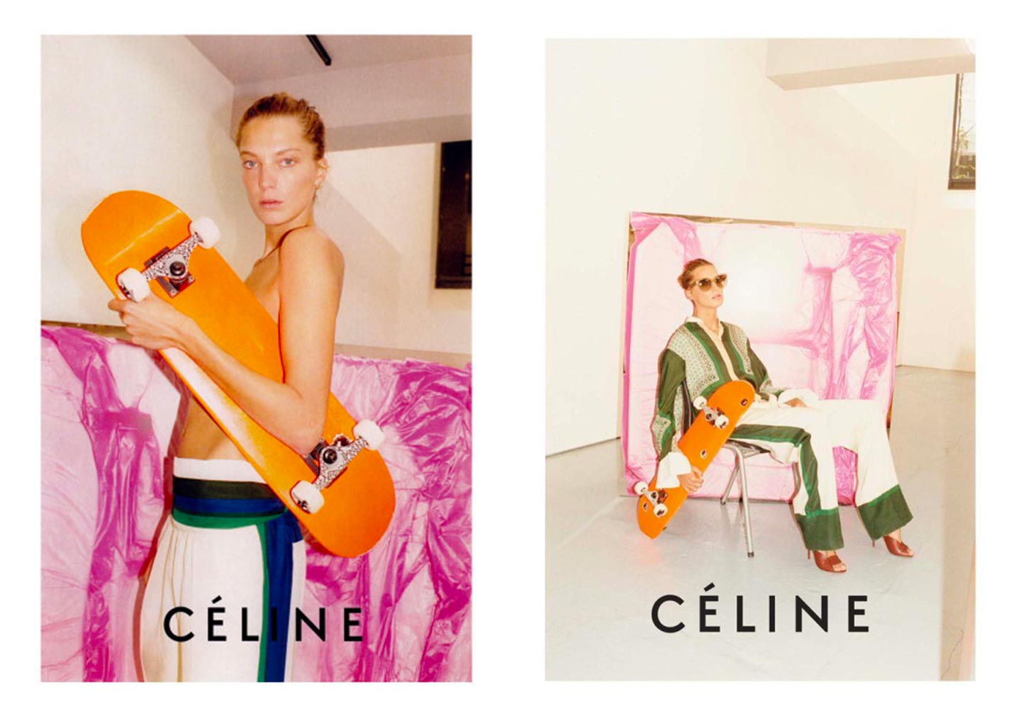 Daria Werbowy's iconic Céline campaigns