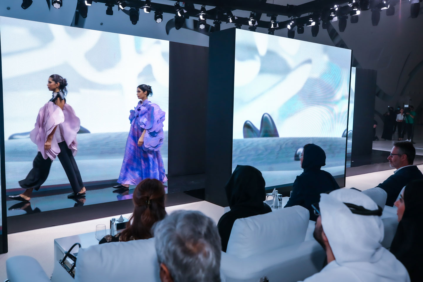 Istituto Marangoni Dubai's opening fashion show, 'Reinventing the Future.'