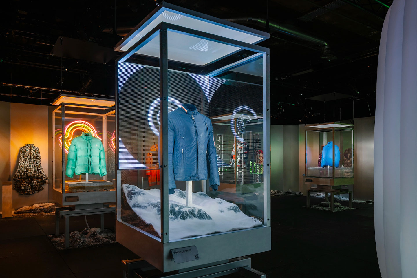 Moncler's iconic pieces were on display