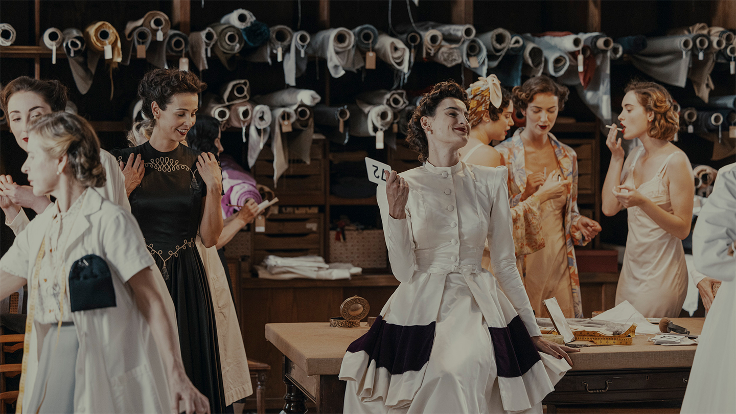 A scene from the Disney+ series "Cristóbal Balenciaga." Photo by David Herranz, courtesy of Disney+