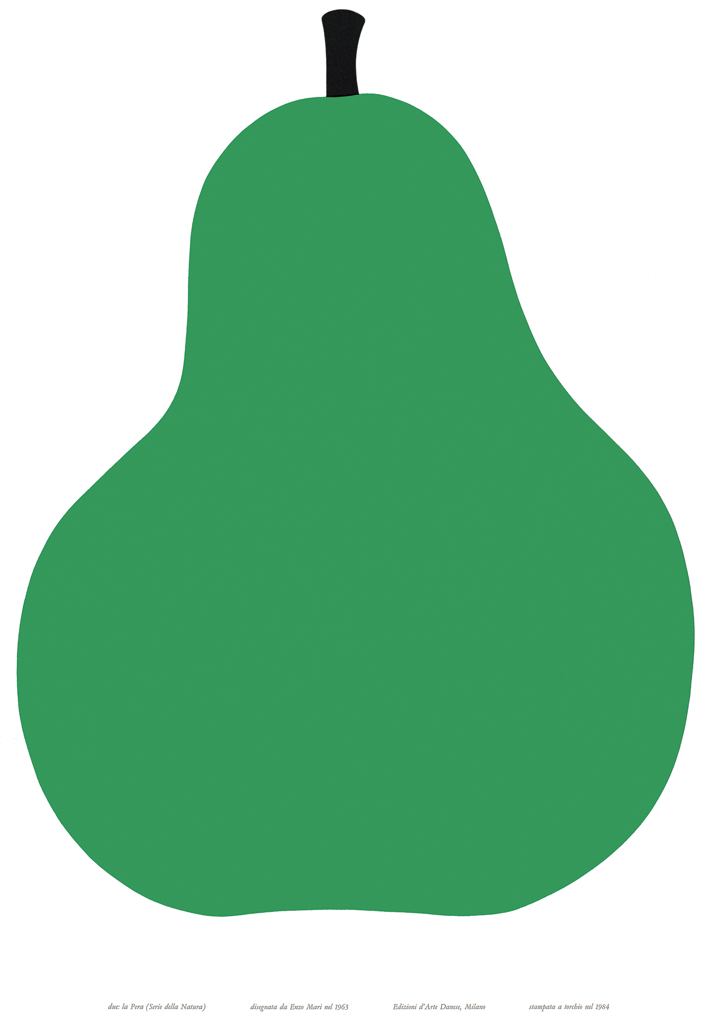 The Nature Series. No. 2: La Pera (the pear) with Elio Mari. 1961. Photo Danese Milano. Courtesy of the Design Museum