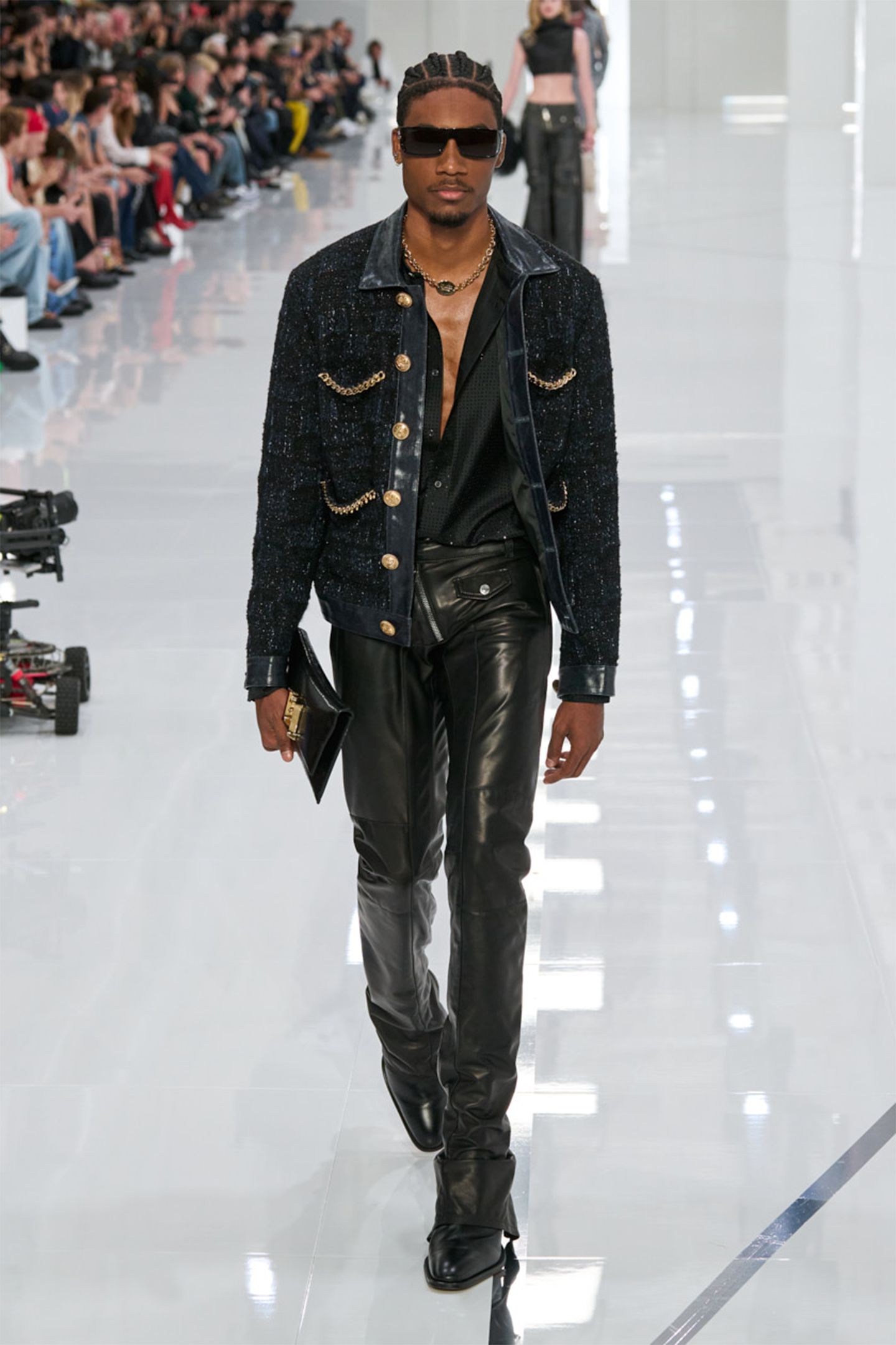 A look from the Dsquared2 Fall/Winter 2024/25 show. Courtesy of Dsquared2