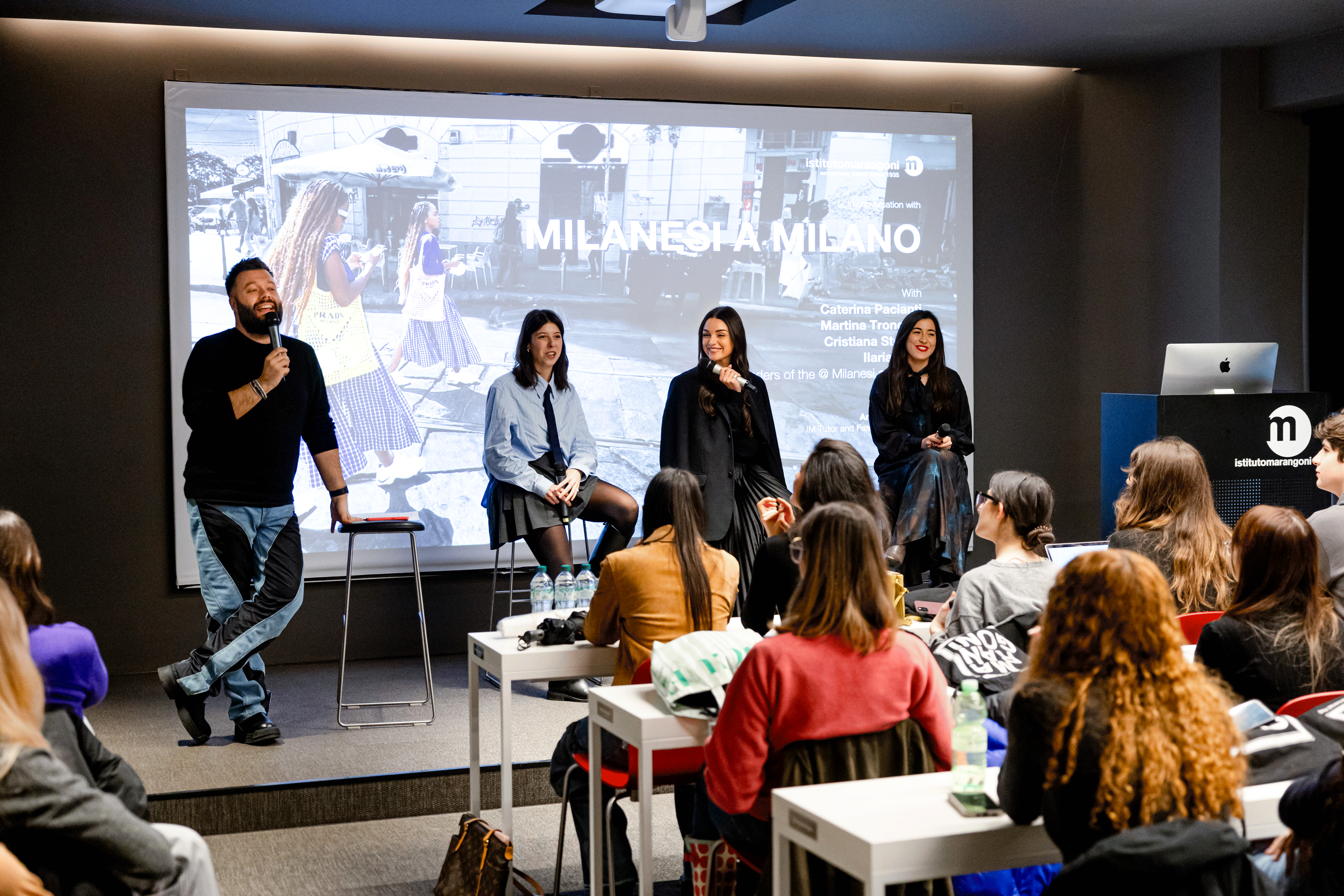 Istituto Marangoni Milano students delving into Instagram insights with the masterminds behind the renowned account @milanesiamilano
