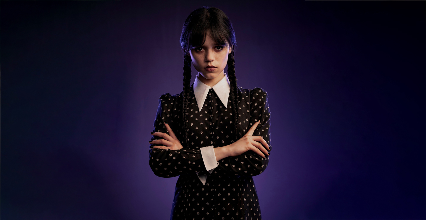 Jenna Ortega as Wednesday Addams of the Addams family with Tim Burton heading the series, one of Netflix’s biggest English-language debuts