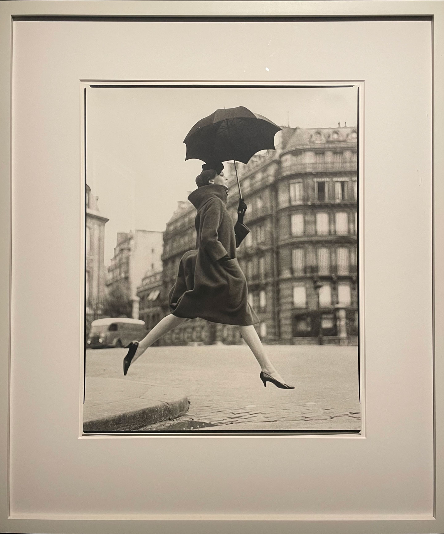 Richard Avedon, "Carmen, Homage To Munkasci, Coat By Cardin, Place François Premier, Paris," 1957