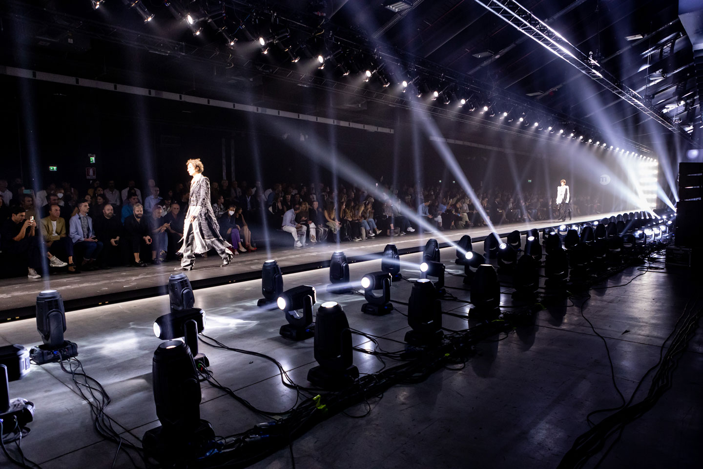 The runway at Istituto Marangoni's "Turn Up fashion show