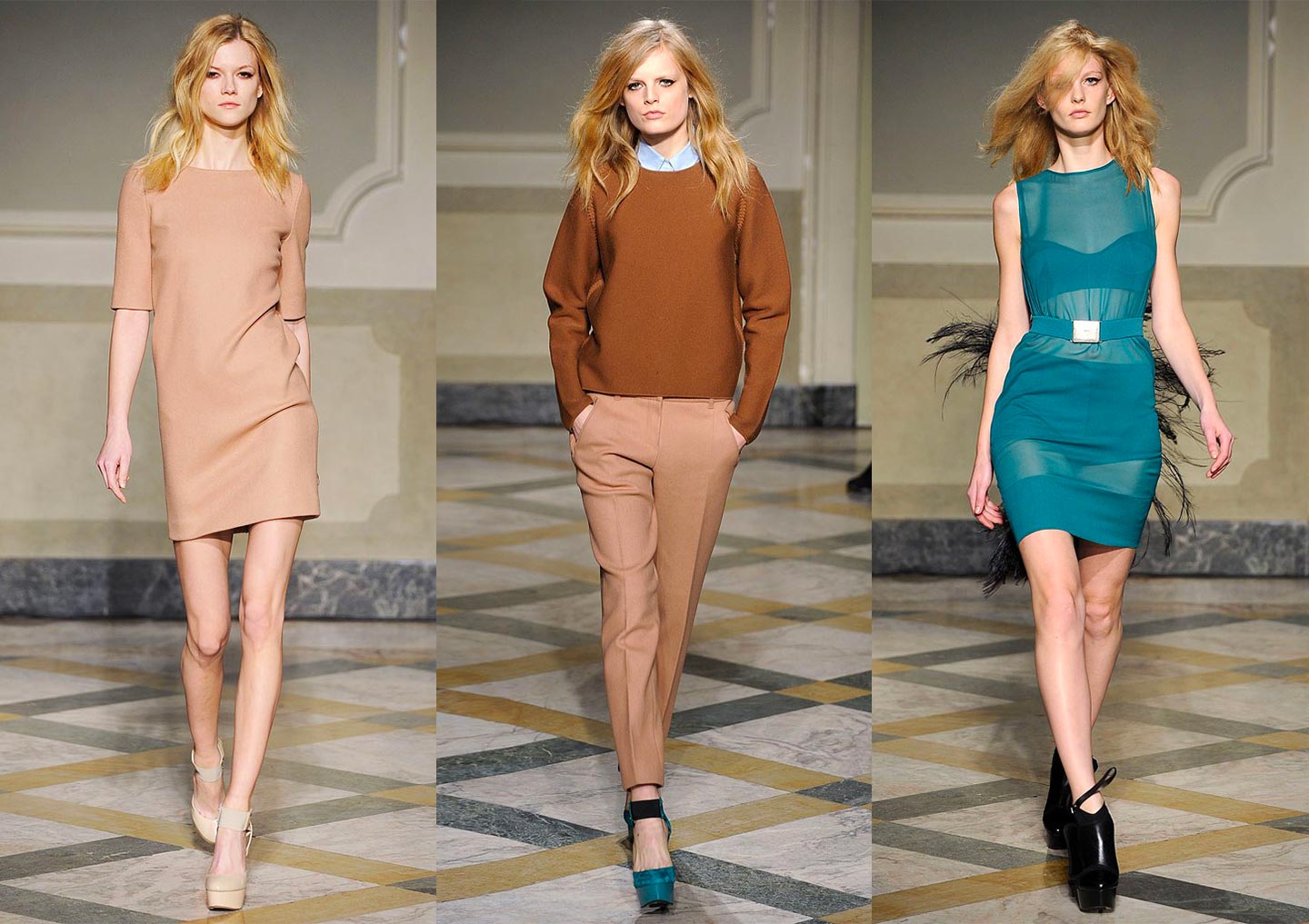 Looks from the N°21 fall-winter 2010/11 fashion show by Alessandro Dell'Acqua