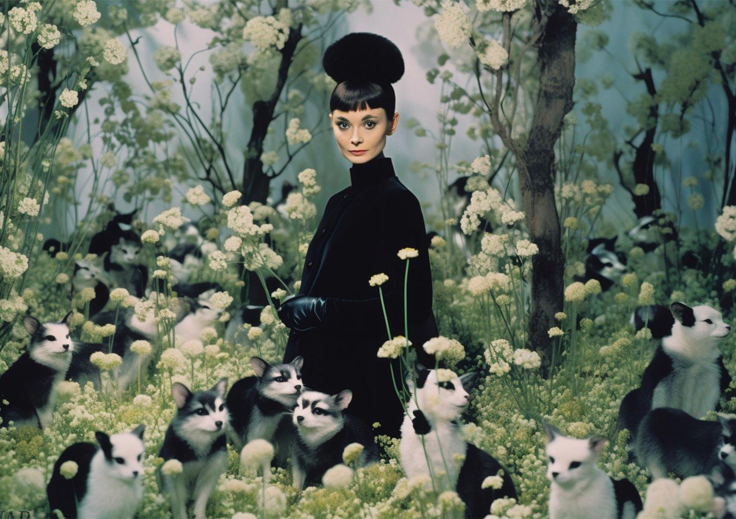 Can you imagine the late Audrey Hepburn as captured by contemporary fashion photographer Tim Walker? Midjourney is ready to give you a visual answer. This tool generates images based on your text prompts thanks to the power of AI and machine learning