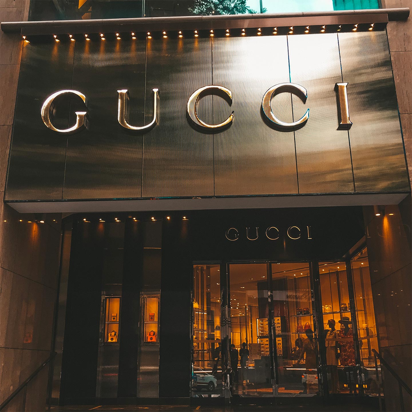 A Gucci store