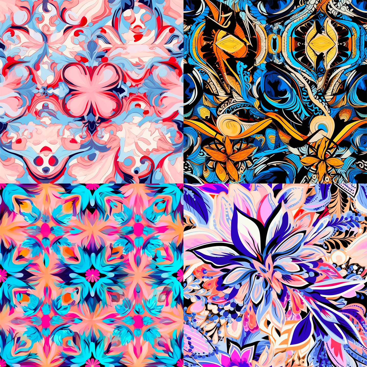 AI Art Generator: Louis Vuitton pattern