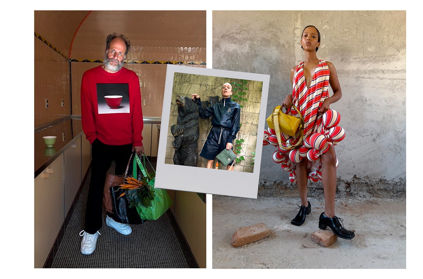 Loewe's Spring-Summer 2023 pre-collection campaign by Juergen Teller