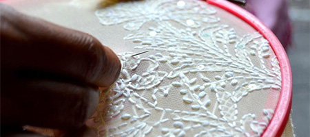 TH Chikankari embroidery 