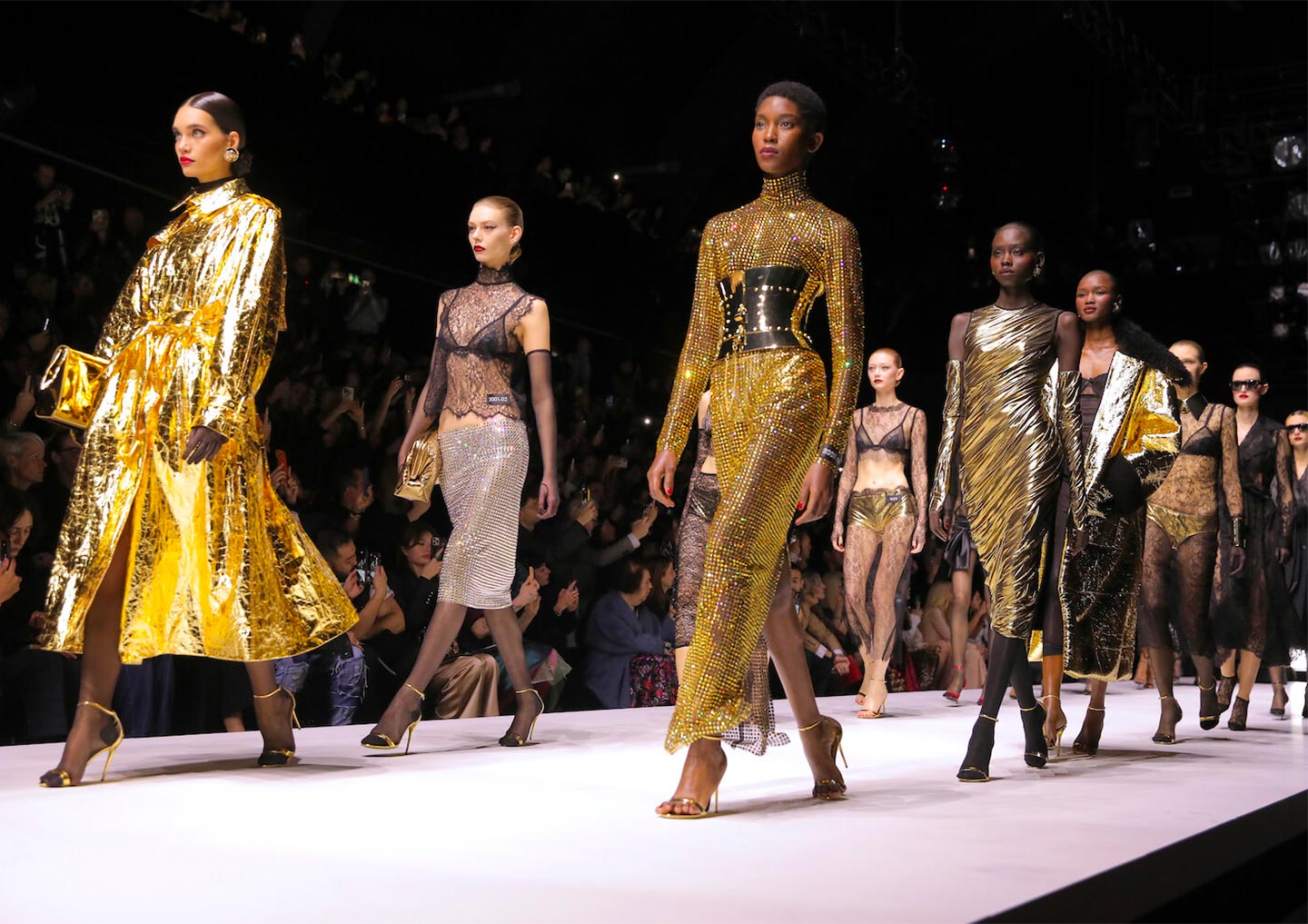 Finale at the FW23 Dolce&Gabbana show by Domenico Dolce and Stefano Gabbana