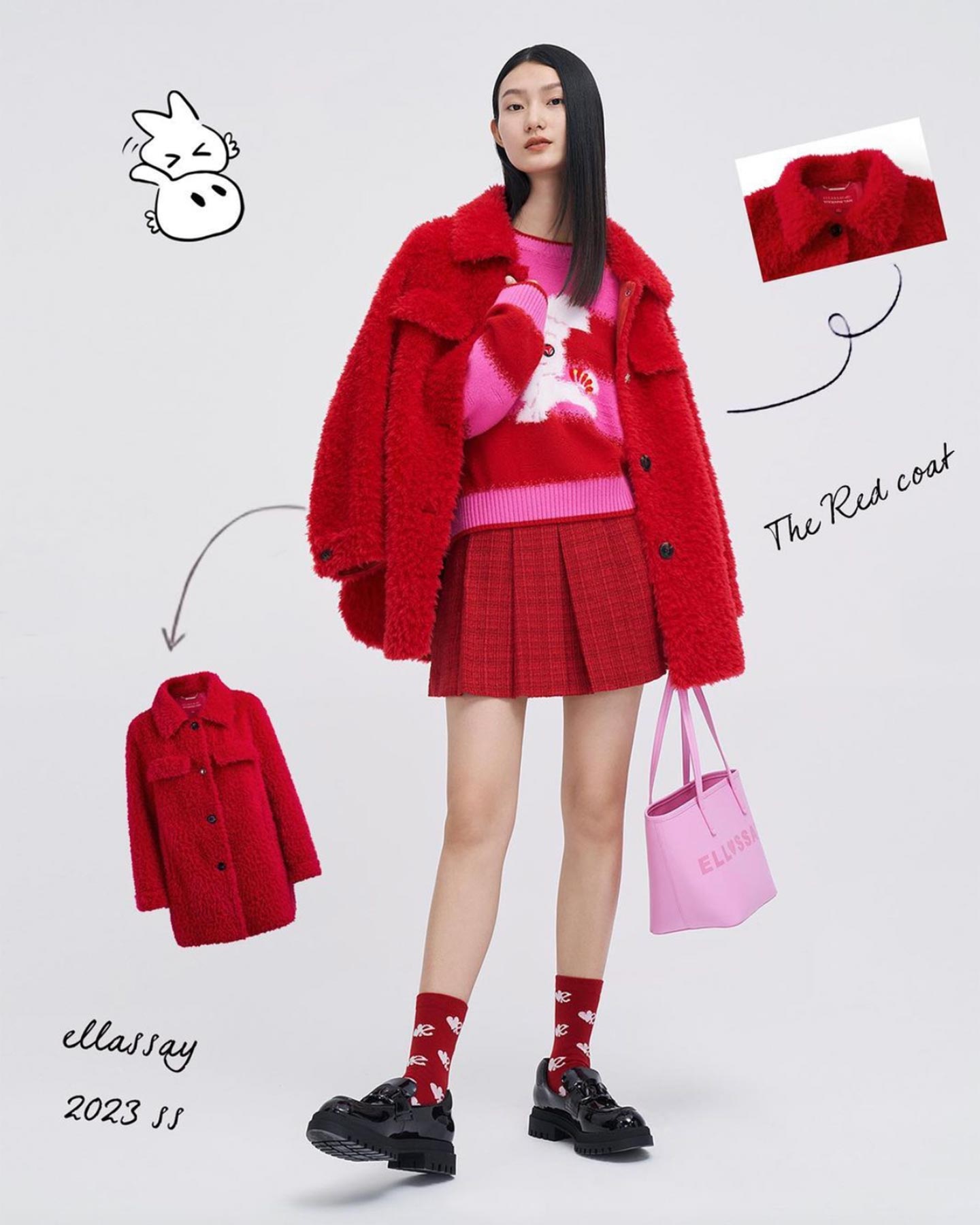 A spring-summer 2023 look from ELLASSAY, a Chinese luxury fashion brand founded in 1996 in Shenzhen