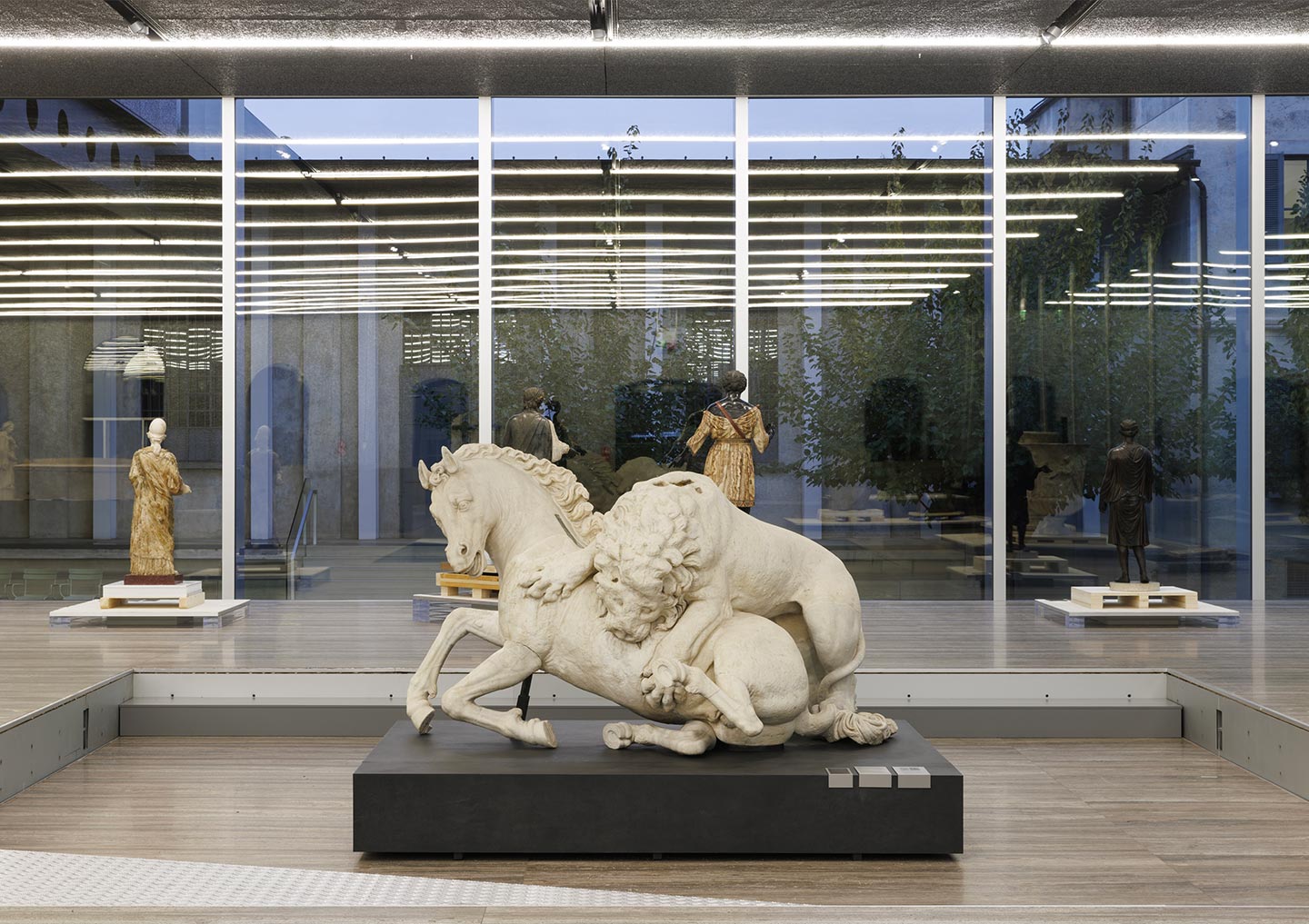 Lion attacking a horse, 4th century BCE, Rome, Musei Capitolini, Palazzo dei Conservatori