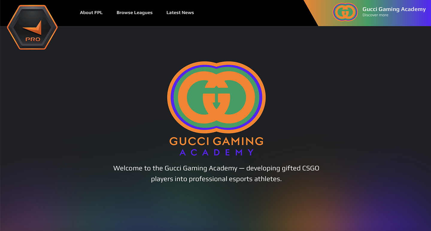 Gucci and FACEIT have now joined forces to debut the Gucci Gaming Academy