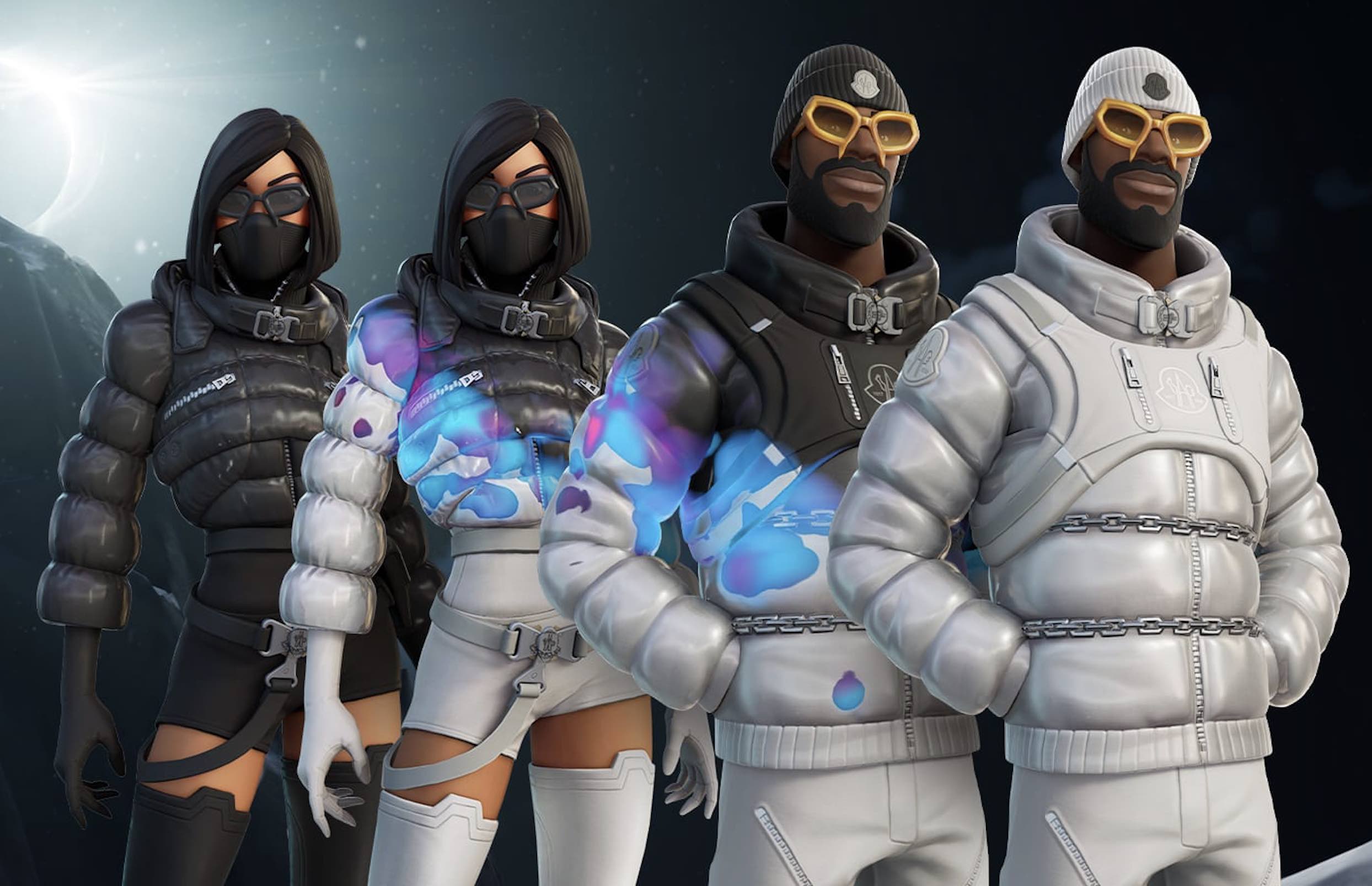 In November 2021, Fortnite developer Epic Games launched new Moncler attire inspired by the brand's collection with 1017 Alyx 9SM