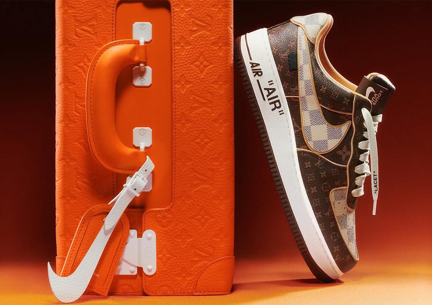 Presenting his spring-summer 2022 collection for Louis Vuitton, the late menswear creative director Virgil Abloh unveiled the first ever Louis Vuitton Nike Air Force 1