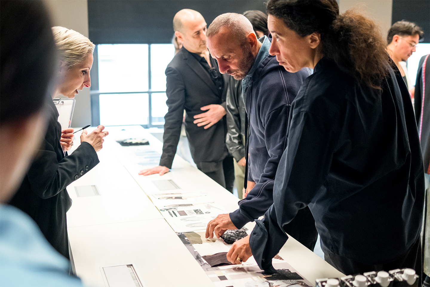 Alessandro Dell’Acqua with Sara Sozzani Maino at Istituto Marangoni Milano