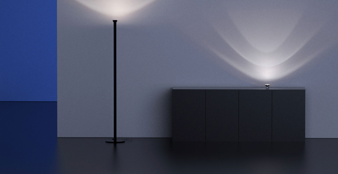 Koh lamp by Sho Sasaki inspired by Davide Groppi