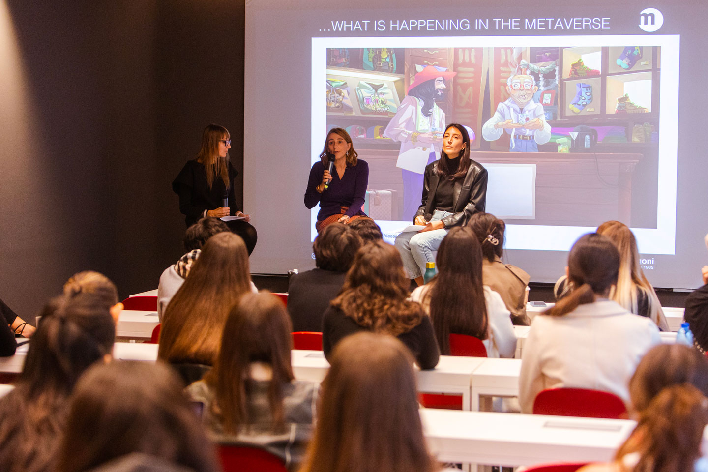 Valeria Volponi spoke to students about the metaverse's rising importance in the world of fashion