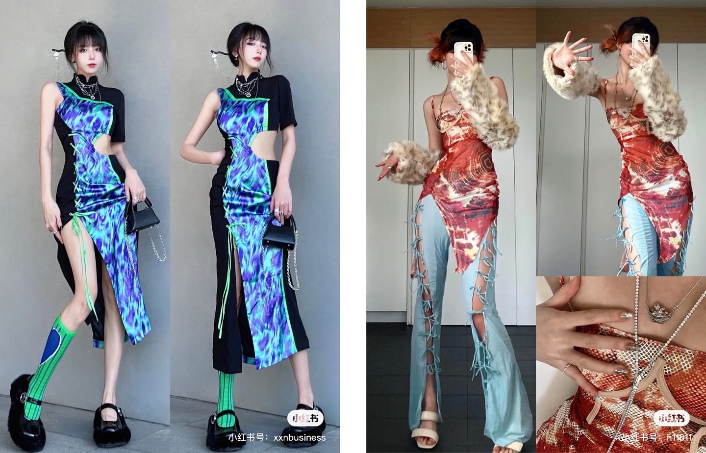 The Y2K trend as interpreted by popular bloggers and influencers in China