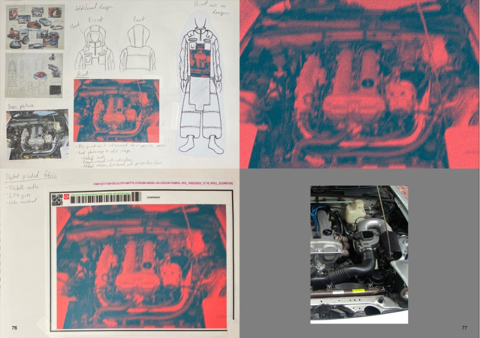 Design development from Punn Viravaidhya’s portfolio