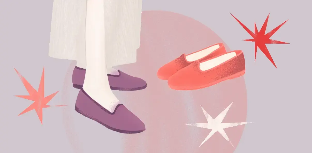 Florence's unique terrain makes it a challenge to wear high heels daily, so Friulane has become a beloved staple. Illustration by Constanza Coscia