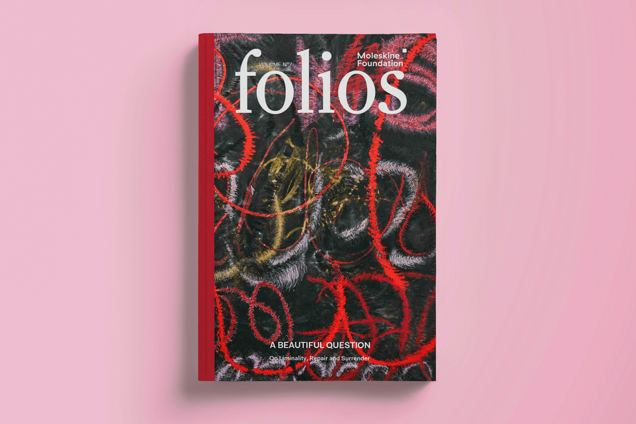 The cover of Folios Nº7, the cultural publication published by the Moleskine Foundation, from which this article is drawn