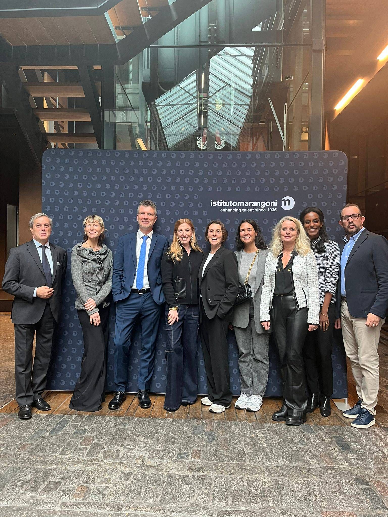 Representatives of Confindustria Federorafi at Istituto Marangoni London